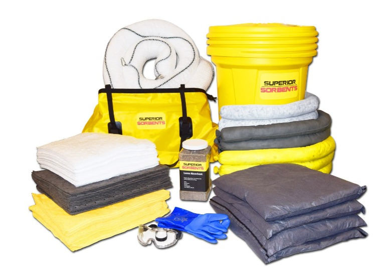 Industrial Safety Sorbent Spill Kits